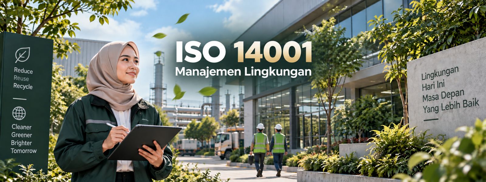 Ilustrasi ISO 14001 — Manajemen Lingkungan